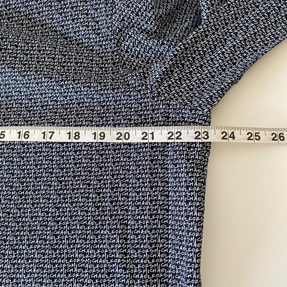 Michael Kors Men's Button Up Long Sleeve Size L Classic Fit Cotton Print - Picture 6 of 11